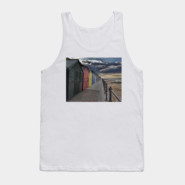 Mundesley Beach Huts Tank Top by avrilharris